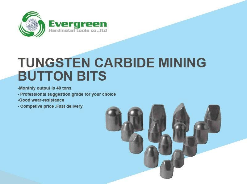 Spherical Tungsten Carbide Buttons for Mining