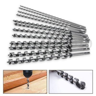 8 PCS 24&quot; Extra Long Wood Auger Drill Bit Set 8 Wood Drills