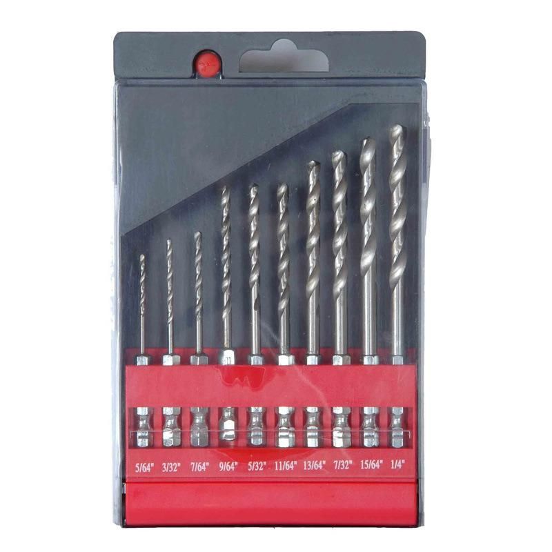 13 PC Hex Shank Quick-Change Drill Bit Set