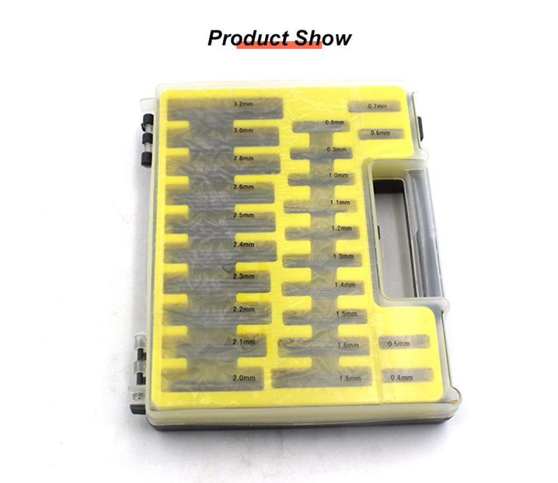 Z-Lion 150PCS 0.4-3.2mm Mini Quick Small Drilling Twist Drill Bit Set