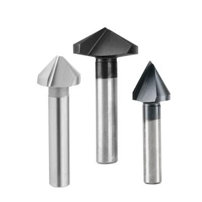 HSS 45 60 82 90 120 Degrees Countersink Drill Bits Chamfering Deburring Tools
