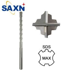 SDS Max Cross Tip Drill Bit for Granite Stone