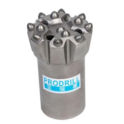 T45 76mm Rock Drilling Tools Thread Button Bits