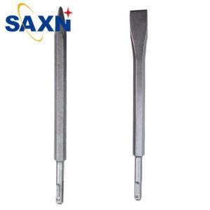 14 * 250mm Pneumatic Air Hammer Point / Flat Chisel for Concrete