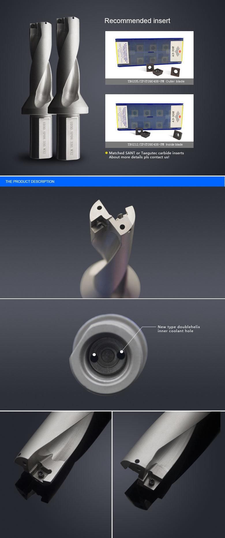 Boring Tool with Coolant and Match Spgt09 Carbide Inserts