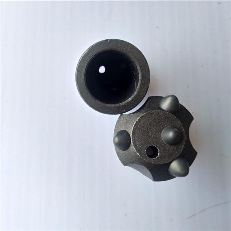 4 Buttons 7 Degree Coal Mine Quarrying Taper Button Bit, Rock Drill Bit