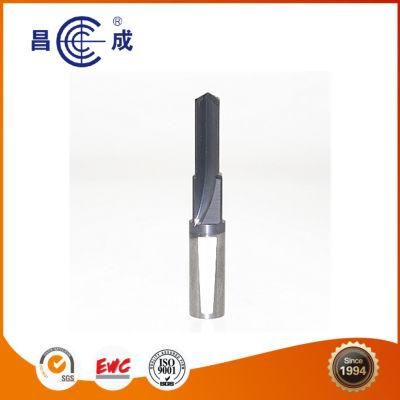 2 Flutes Tungsten Carbide Straight Flute Drill Bit Inner Colding Hole