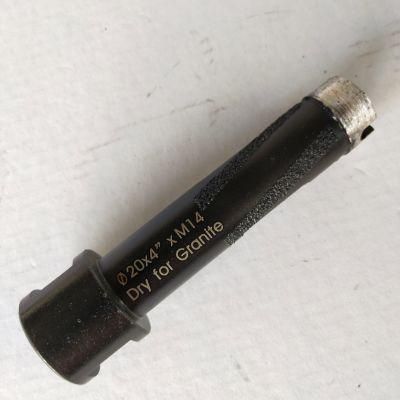 Hollow Core Dry Diamond Core Drill Bits for Hard Rock