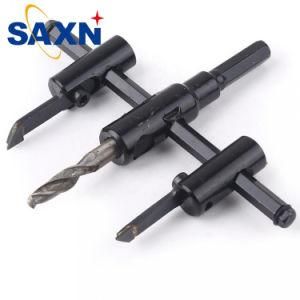 Adjustable Metal Cutter Kit Black Alloy Circle Drill Bit