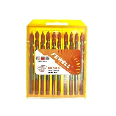 8mm Triangle Shank Twist Drill Bit for Wall Concrete Brick