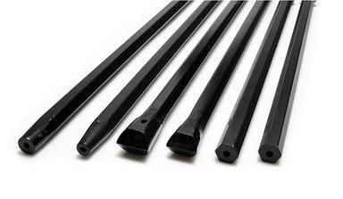 Shank Hex 22X108mm 25X108mm 4/6/7/11/12degree Stone Rock Drilling Tools Tapered Drill Steel Bar Rod