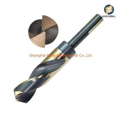 HSS Drills Silver&Deming Triangle Reduced Shank Twist Drill Bit for Metal, Stainless Steel, Aluminium, PVC, Iron (SED-HTR2)