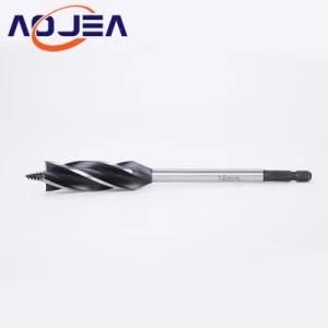 Four Slot Wood Auger Drill Bits for Soft Wood Hard Wood Plywood and Hardboard