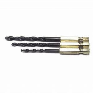 Hex Shank HSS Twist Drill Bit Titanium Coated