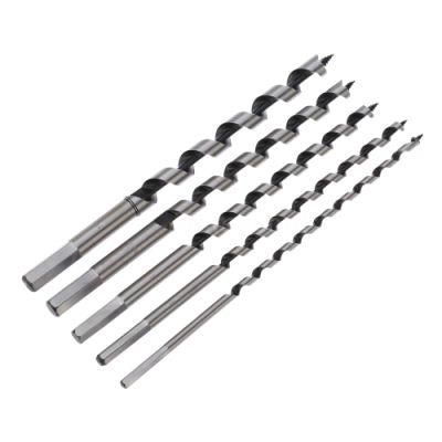 5PC Auger Drill Bit Set Wood Drills Hex Shank SDS 10 13 19 22 25mm