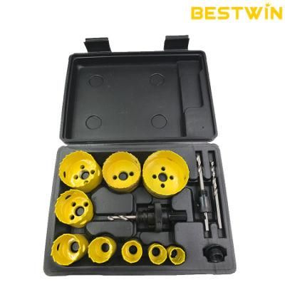 19-63mm 13PC Bi- Metal Core Drill Bit Hole Saw Set for Metal Drilling