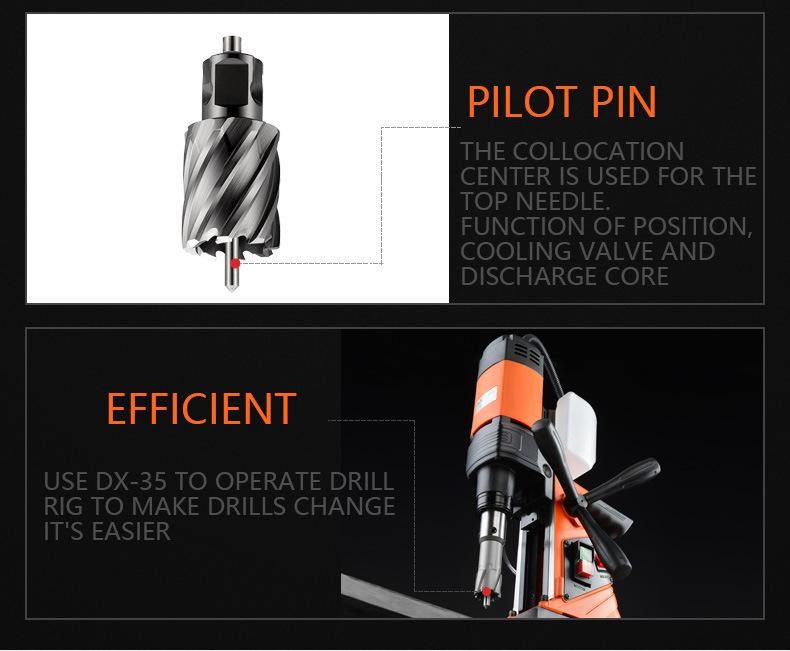 Chtools Best 50mm Depth HSS Annular Cutters with Universal Shank