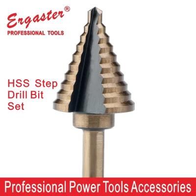 Metric Titanium High Speed Steel Step Drill Bit Set