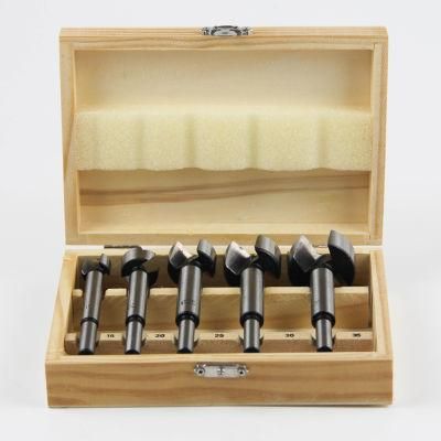 5PCS Wood Box Forstner Drill Bits Set