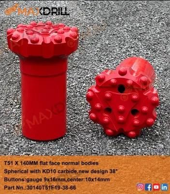 Maxdrill T51 Carbide Bit Used in Open Mining Thread Bit