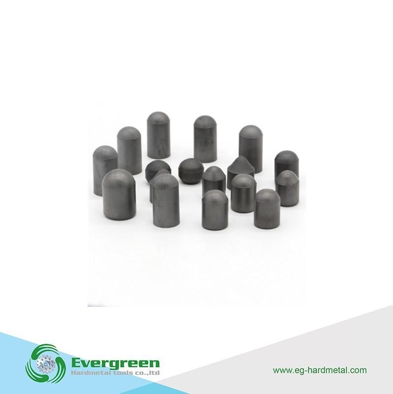 Serrated Type Tungsten Carbide Flat Top Button