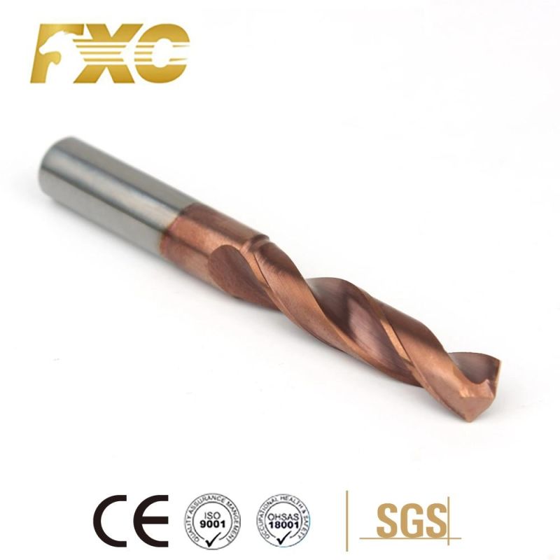 HRC55 Tungsten Carbide Twist Drilling Bits for Steel