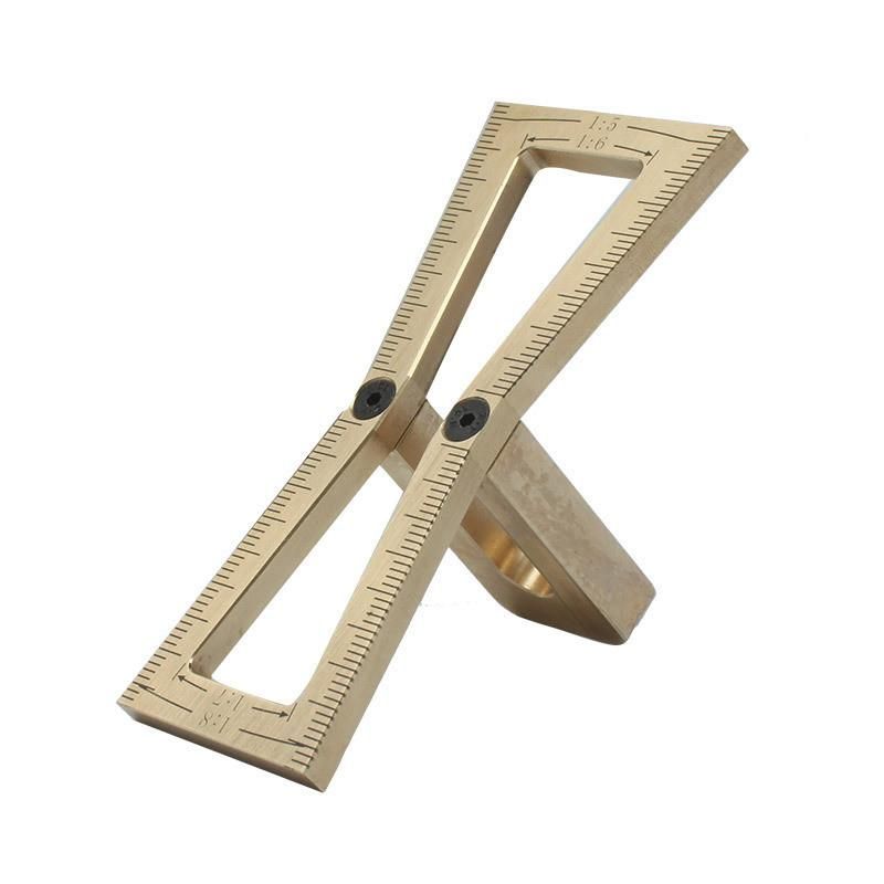 Woodworking Dovetail Dovetail Gauge, Planning Industrial Spacing Gauge, Scriber, Mortise and Tenon Drawing Gauge Large-Size Decoration Scriber