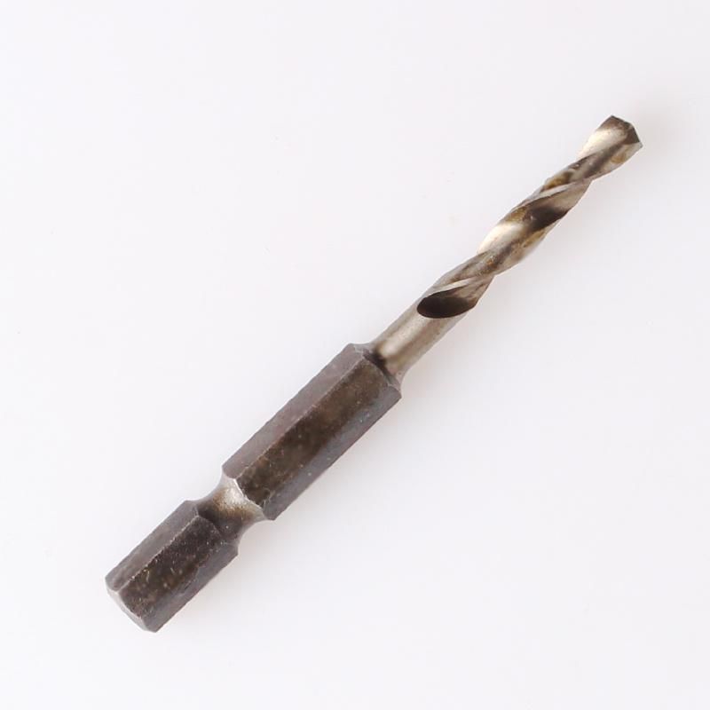 DIN3126-E6.3 1/4" Hex Shank HSS Fully Ground Twist Drill Bit