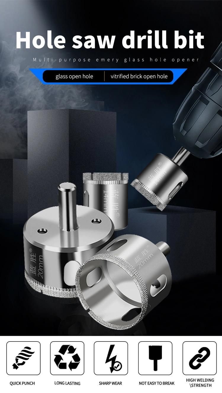 Diamond Core Hole Saw Drill Bits for Marble Stone Drilling