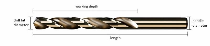 Hardware Tool Drill Bit Concrete HSS Drill Bit Metal for Stainless Steel Hardened Steel M35 DIN 338 Drill Bit Set