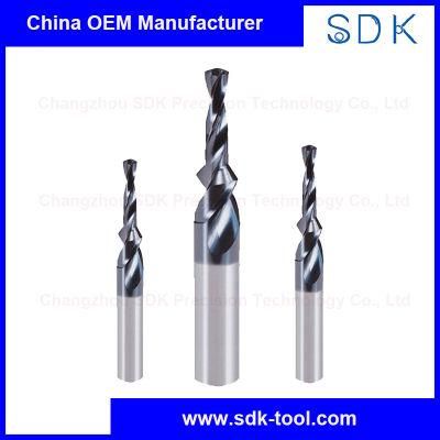 Non-Standard Custom HRC65 Solid Carbide Step Drill for Hardened Steel