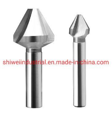 3 Flute 75 Deg. Countersink, HSS / HSS-Co Silver