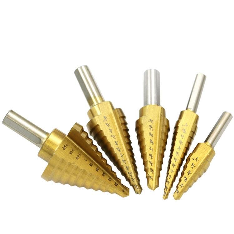 HSS Spiral Grooved Step Drill Bit