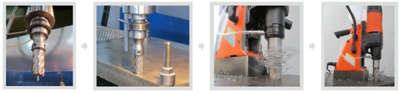 Chinese Factory HSS 25mm Depth Universal Shank Annular Cutter Drill