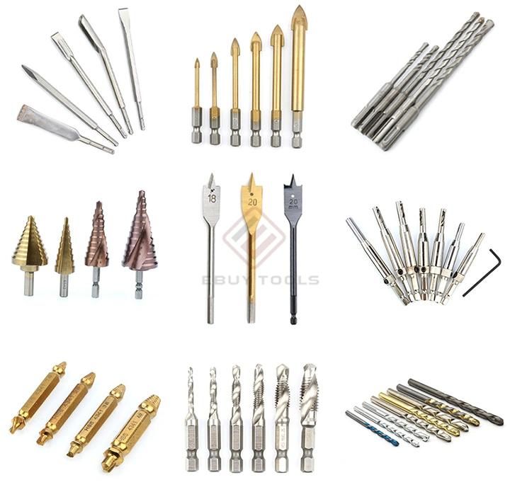 Set 3 Pieces Step Drill Titanium 4-12mm 4-20mm 4-32mm