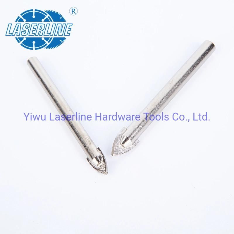 Carbide Tip Glass Drill Bit "-" Head Plain Glass Tile Drill Bits for Glass Ceramic Tile Drilling