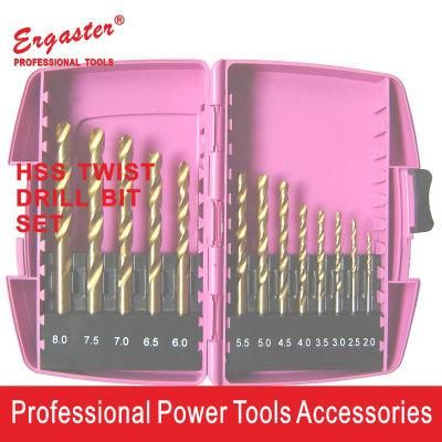 High Speed Steel Drill Bit Set, 13 PC.