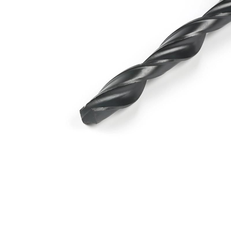 Black HSS Straight Shank Twist Drill Bits Set for Metal, Stainless Steel