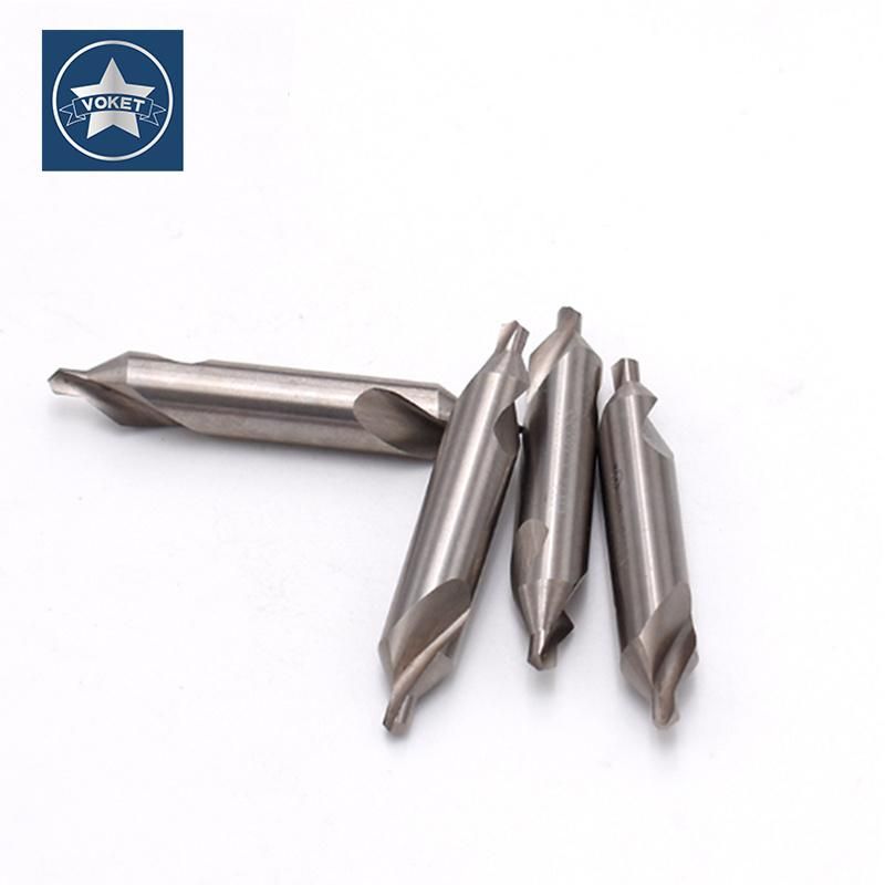 60 Degree Center Drill a Type 1.0 1.5 2 2.5 3 4 5 6 Full Grinding Spiral Center High Speed Steel HSS Point Hole Drill