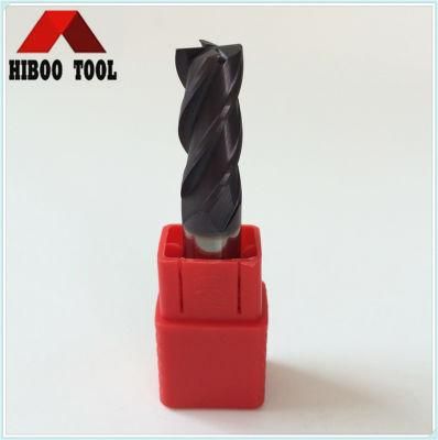 Altin Coated 4 Flutes HRC55 Corner Raduis Carbide Tool