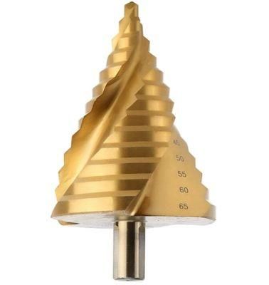 6-65mm Large Titanium Coated Step Drill Bits