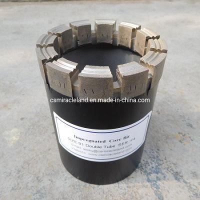 91mm Impregnated Diamond Core Drill Bit