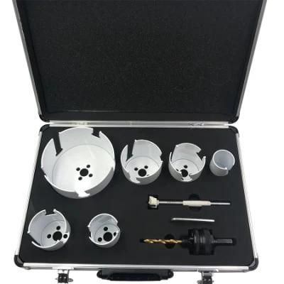 9PCS Bi-Metal Hole Saw Drill Bit Kit Set for Metal Wood Drilling