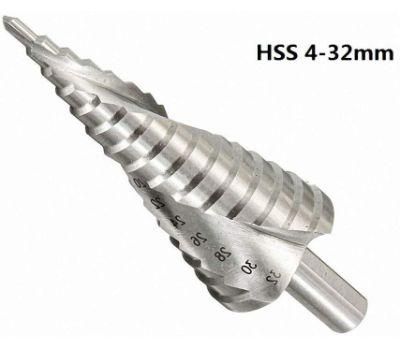 Drill Hexagon Screw Drill HSS Power Tools Spiral Grooved Metal Steel Step Drill Bit