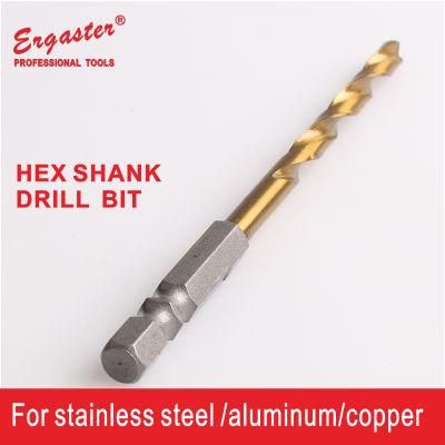 HSS Titanium Coated Hex Shank Drill Bit