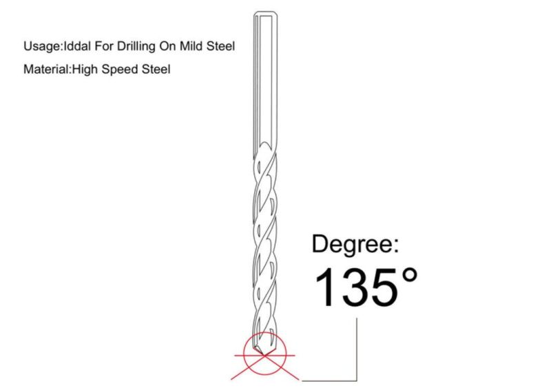 High Quality Twist Drill Bit for Heat-Treated Steel Drilling