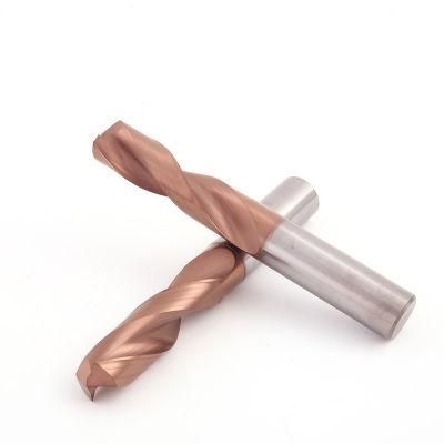 CNC Cutting Tools Long Length Uncoated Drill Bits for Aluminum