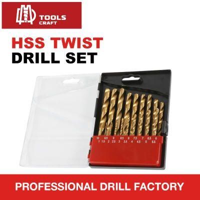 HSS Precision Twist Drill Bit Set Model Craft Grinding Wire Gauge Drill with Case Brocas