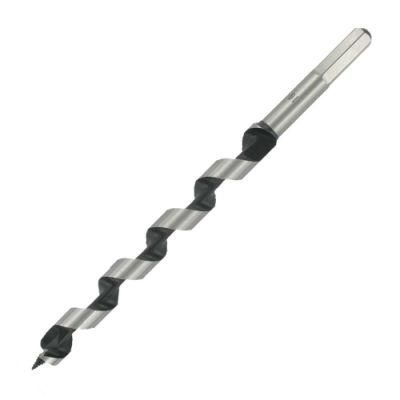 1/4-in Woodboring Auger Drill Bit for Even and Easy Cutting of Accurate Diameter Holes
