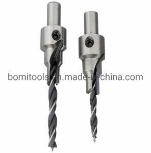 HSS Drill Bits Power Drill 1/4 Hex Shank with Countersink Tapered Twist Drill Bit